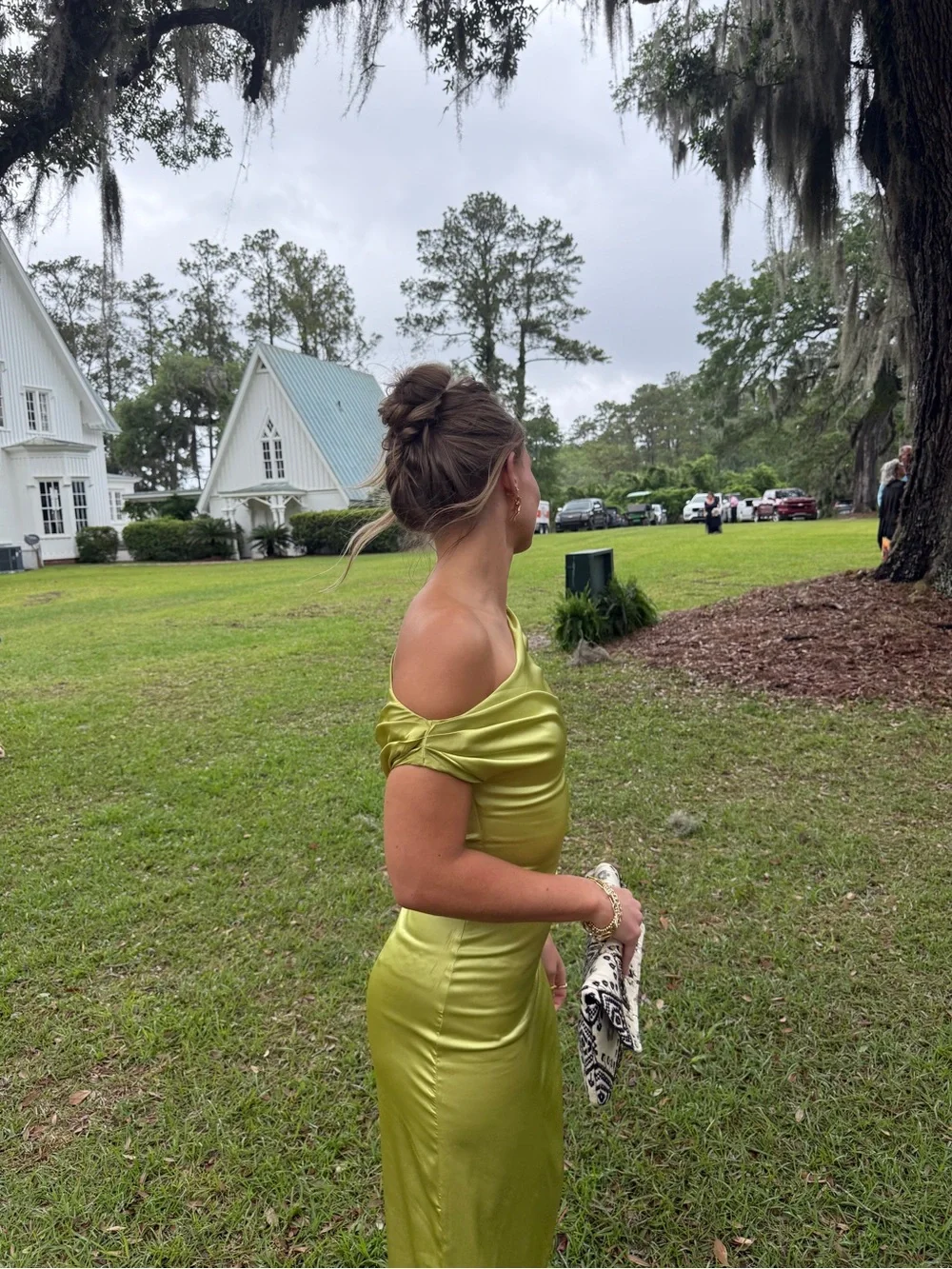 Peppermayo Lime Green One-Shoulder Maxi Dress - Picture 3 of 3